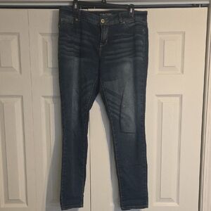Maurices Women's Dark Blue Skinny Jeans
